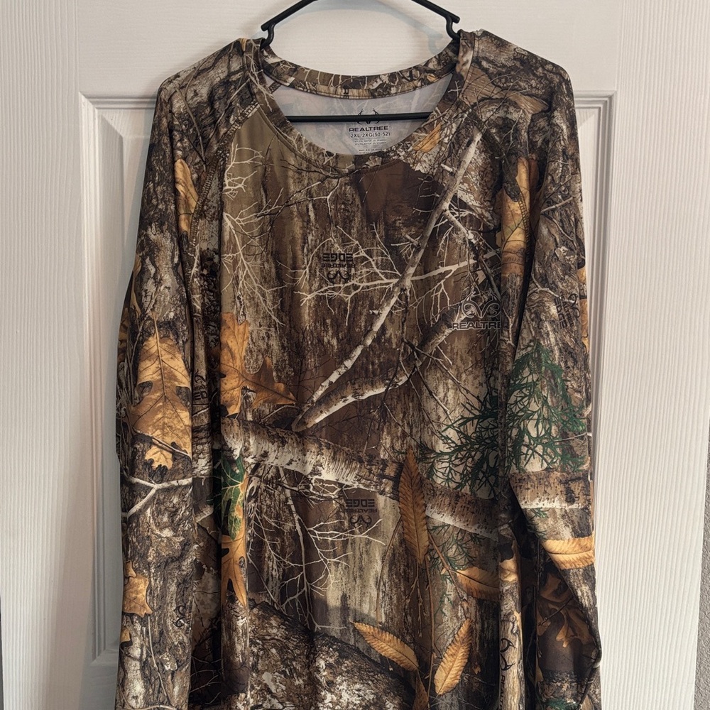 Realtree Camouflage Long Sleeve Top Dri Fit